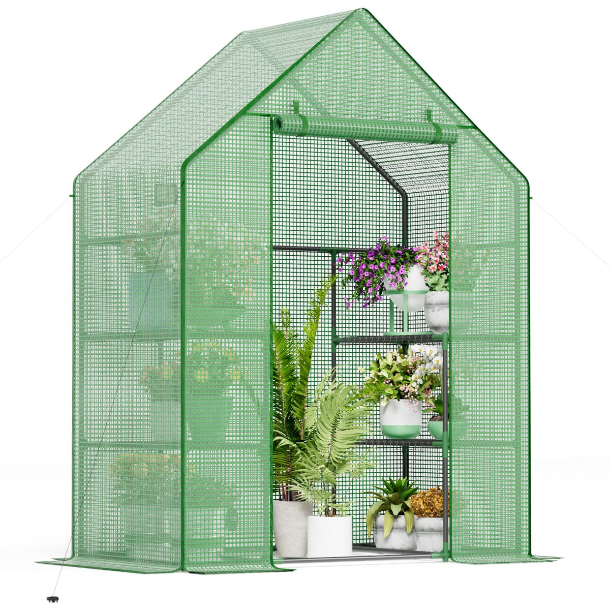Walk in Greenhouses, 57 x 29 x 76 inch Green House, Greenhouse for Outdoors with Durable PE Cover, Portable
