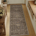 2x8 Dark Brown Vintage Runner Rug