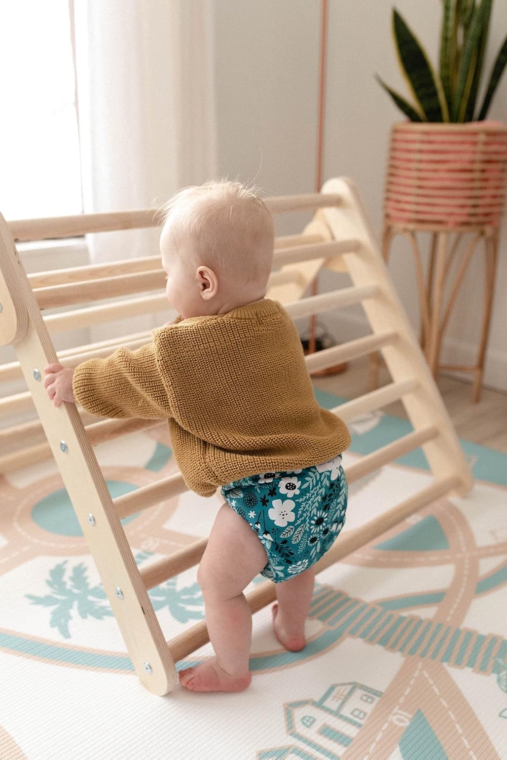The PlayMat - Soft Baby Play Mat - Reversible Foam Floor Mat - Waterproof, Wipe-Clean, Durable, Non-Toxic