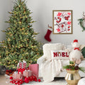 Full Christmas Tree with 900 UL Lights, PE/PVC Branches, Green