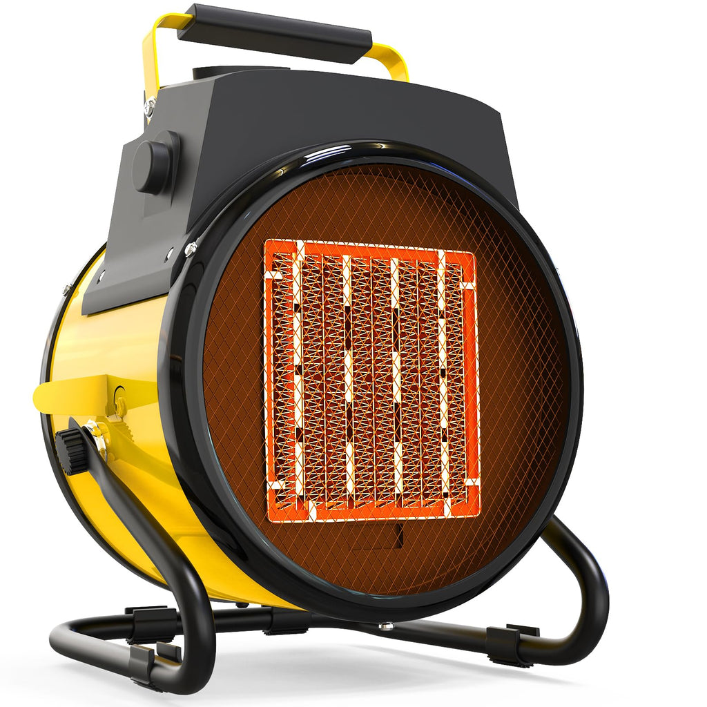 Outdoor Heater, 1500W Electric Garage Outdoor Heaters with 3 Modes, 3s Fast Heating, with Overheat Protection