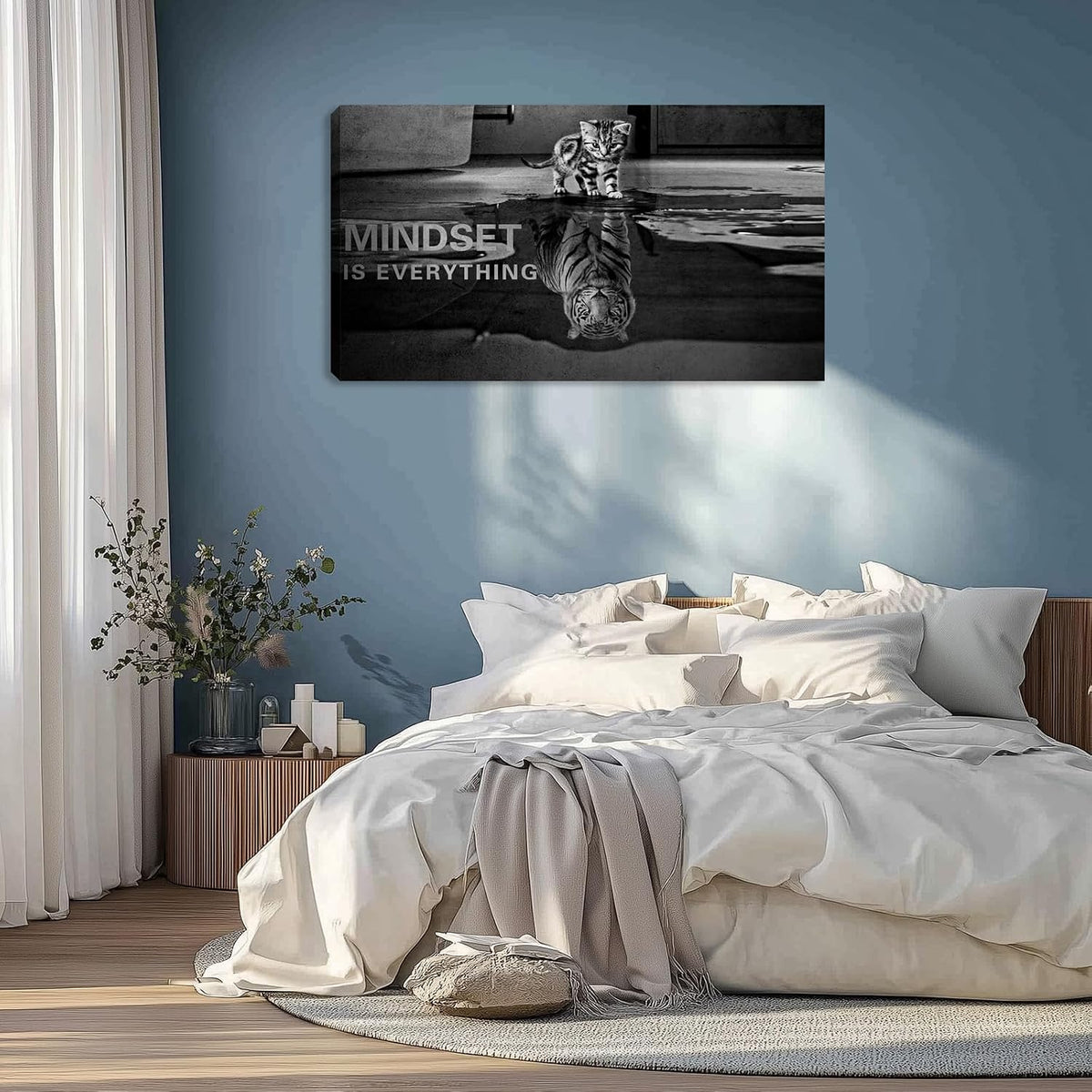 Motivational Wall Decor Inspirational Canvas Wall Art Bedroom Workplace Gym Positive Quotes Sayings Artwork for Walls
