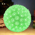 9.5" 150 Lights LED Starlight Sphere, Hanging Christmas Light Ball with Plug-in Stackable Connection Sphere Lights