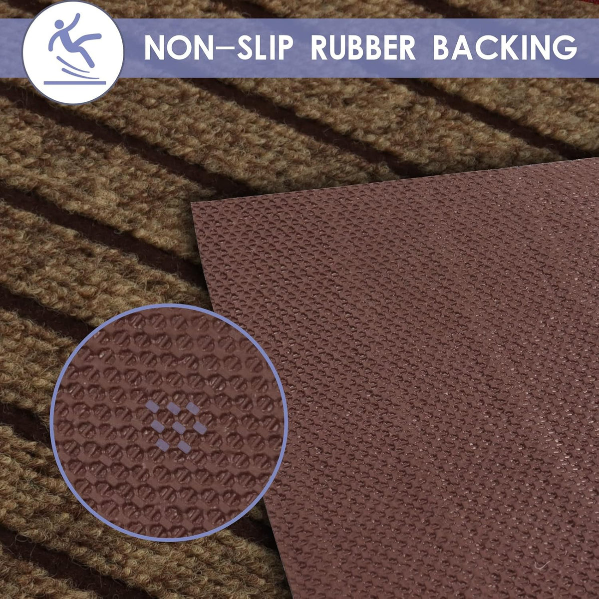 Runner Rugs s, 2FT x 6FT Non Slip Kitchen Area Rug Entryway Runner Laundry Room Rug, 2-82 FT Indoor Outdoor Carpet