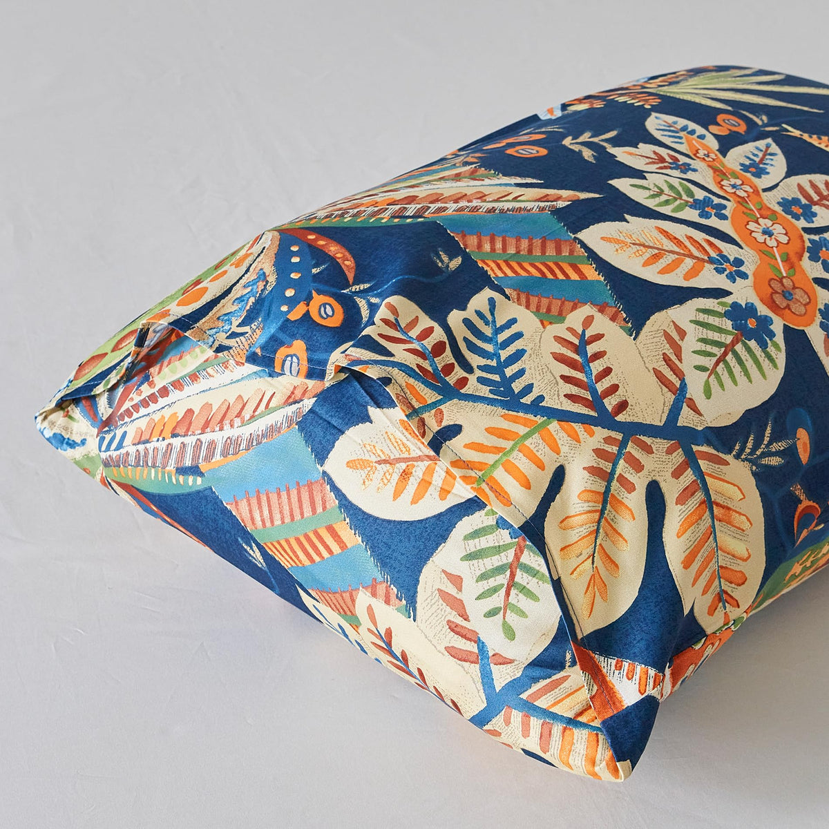 Aquatic Botanical Duvet Cover 100% Egyptian Cotton 3 Pcs Set