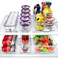Fridge Organizers and Storage Bins for Pantry & Fridge (6 Piece Set)