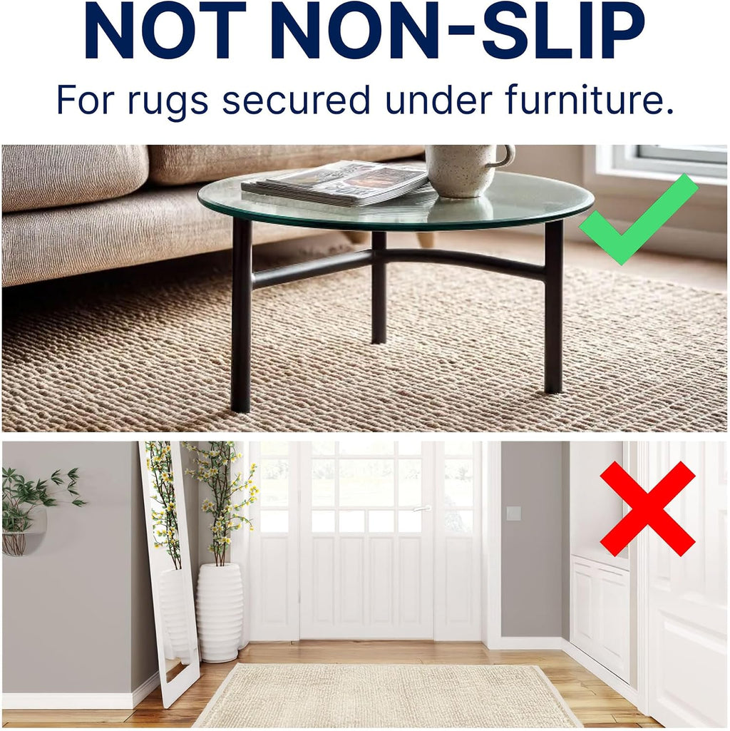 8'4" x 11'4", 100% Felt Rug Pad (1/4" Thick), Safe for All Floors, Low-VOC, Made in the USA, 2-Year Warranty