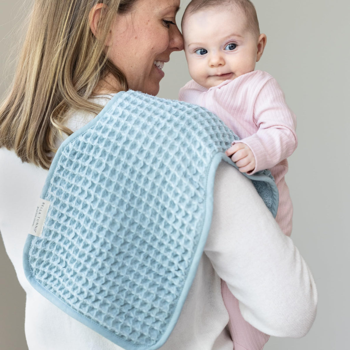 Baby Bibs and Burp Cloths Set, Fog