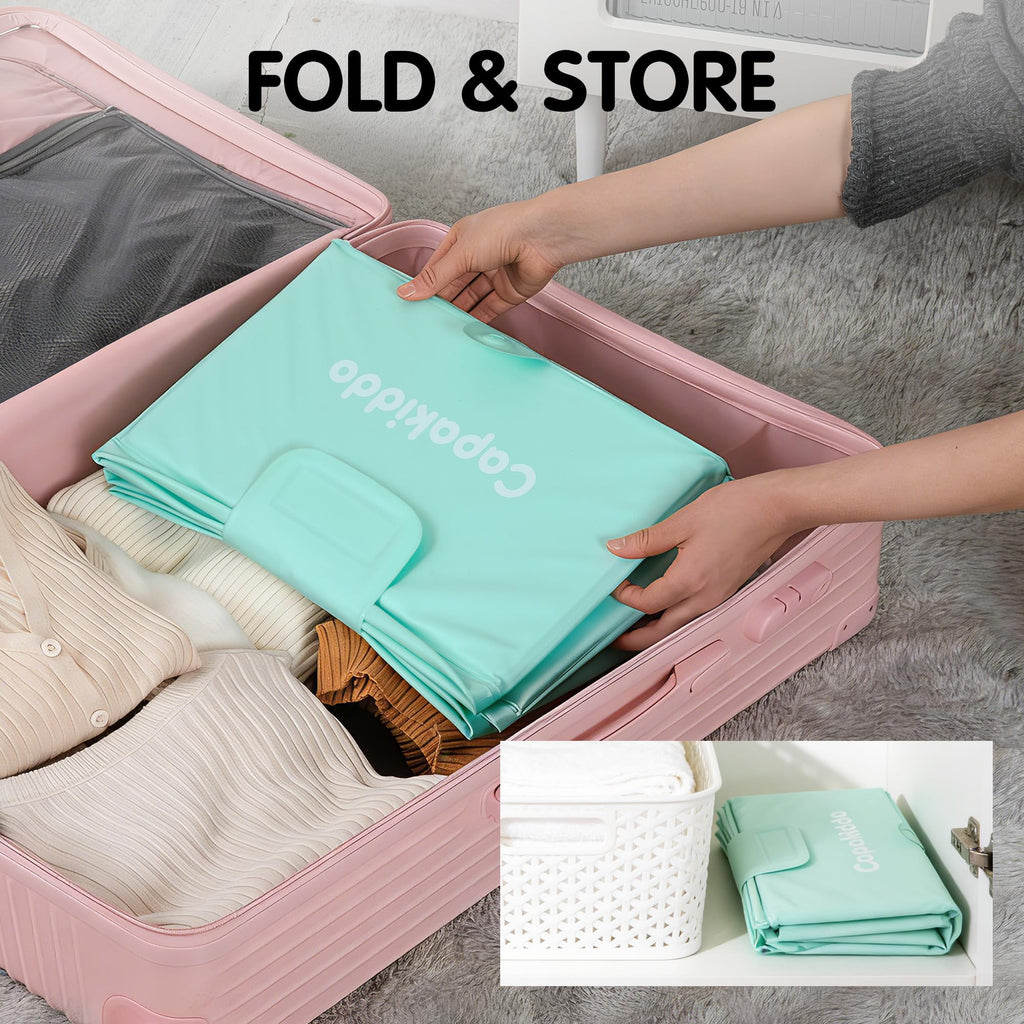 Collapsible Baby Bathtub,Space-Saving & Easy to Clean