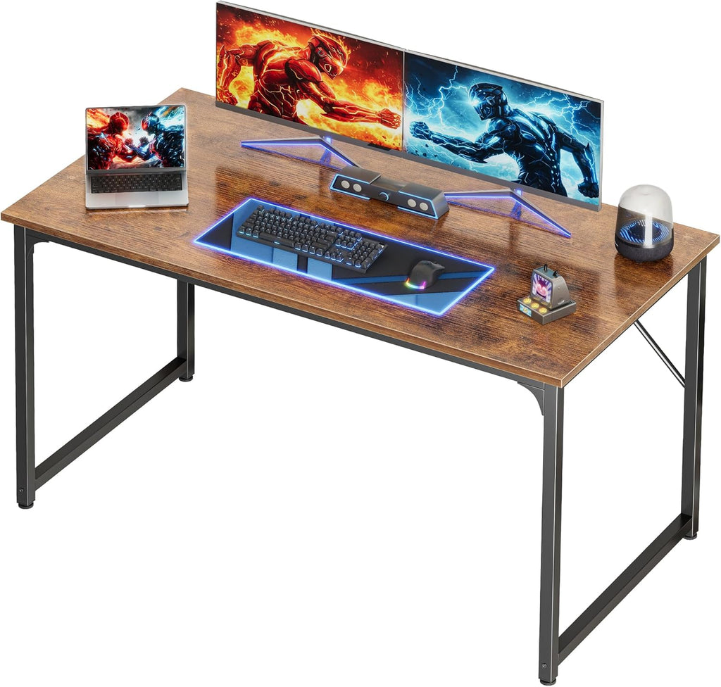 47 X 24 Inch Computer Desk with Deeper Desktop, Gaming Office Writing Work Desk, Study, Bedroom, Work from Home