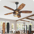 42" Ceiling Fan with Light & Remote