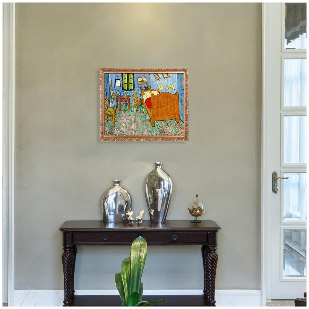 Bedroom in Arles by Vincent Van Gogh, Gold-Framed Art