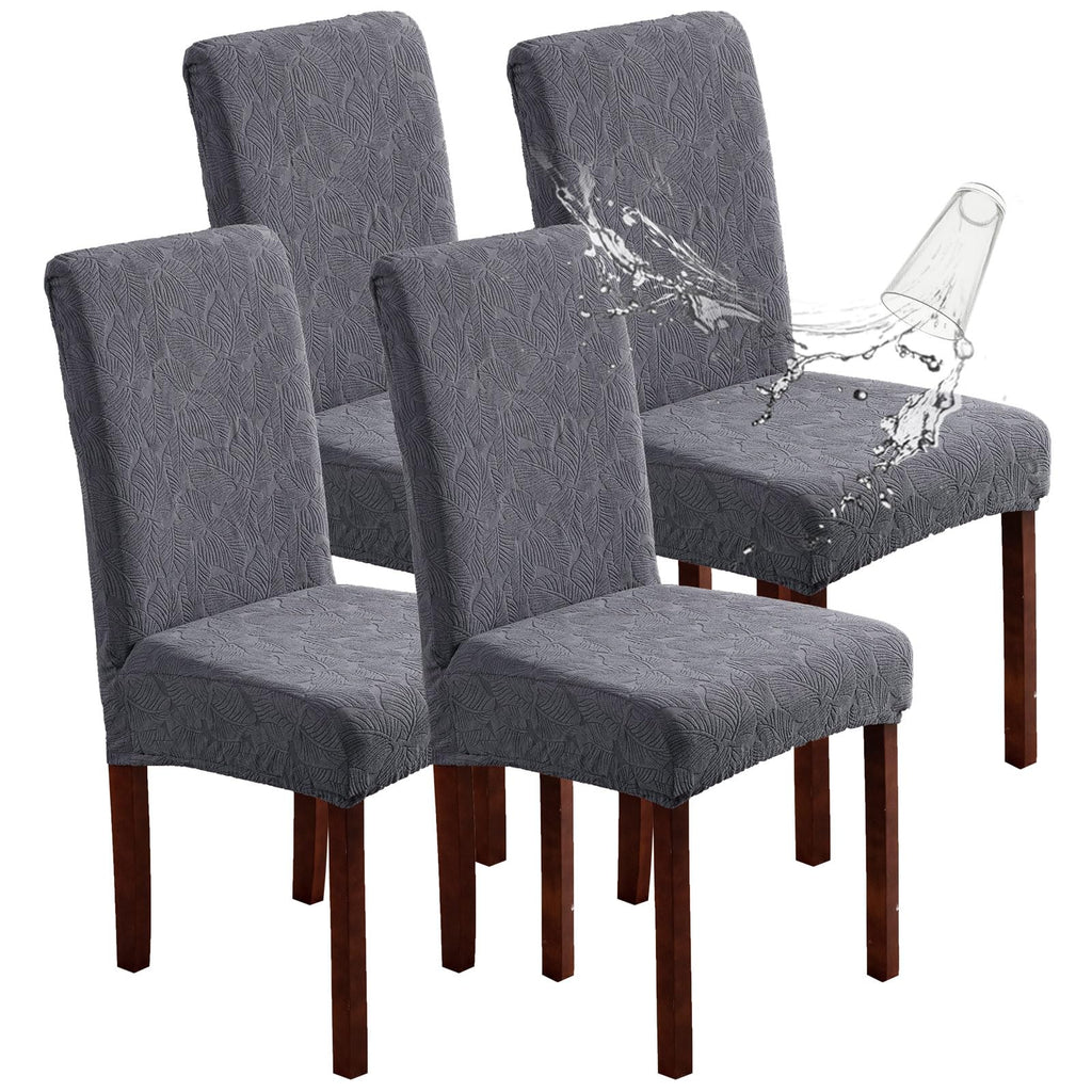 Waterproof Dining Chair Covers, Chair Covers Stretch Parsons Chair Slipcover, Kitchen Chair Protector Cover