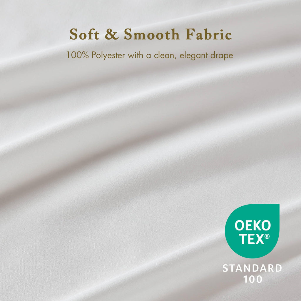 Grace Extra Long Ruffle, 72"x 84", White