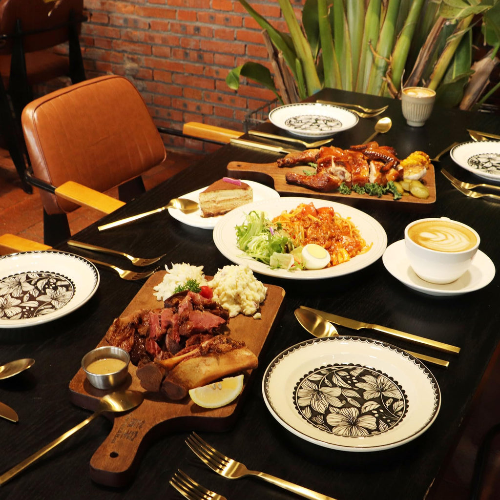 Matte Gold Silverware Set Cuboid Handle 20 Pieces Service for 4