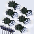 Solar String Lights Outdoor 6 Pack 600 LED Christmas Light Cool White