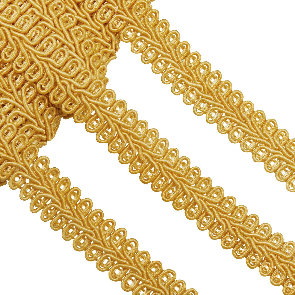 Gimp Braid Trim 1/2 Inch 20 Yard Gimp Braid Trim Decorative,Gold