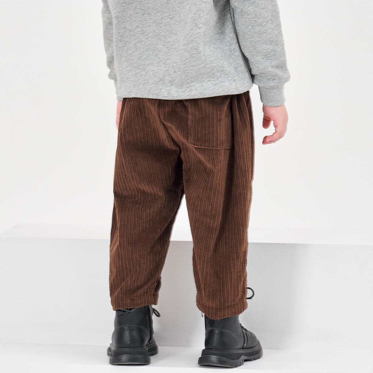 Toddler Boys Corduroy Baggy Wide Leg Pants