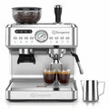 Espresso Machine with Grinder, Brushed Stainless Steel
