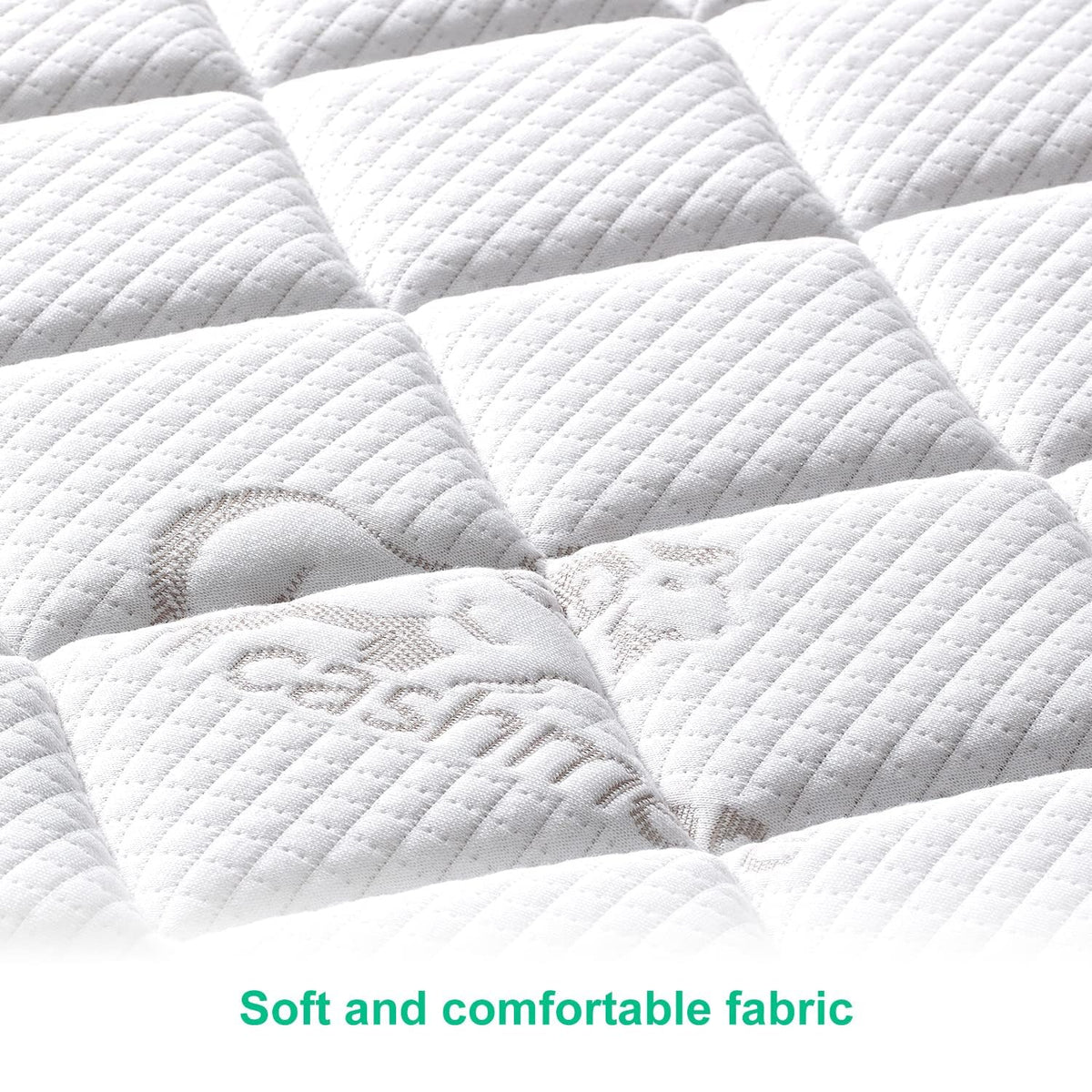 Premium Crib & Toddler Mattress,100% Knitted Fabric, Premium Fleece Surface-Hypoallergenic, 5" Thick Firm Soft Crib