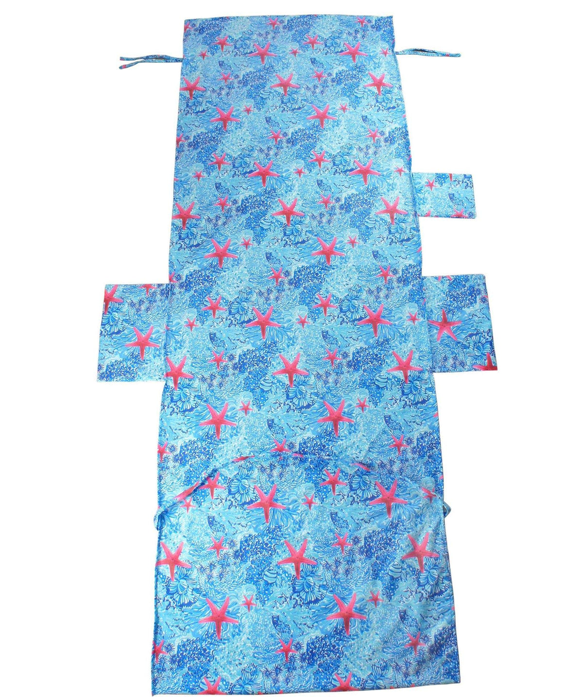 Beach Chair Towel Cover Chaise Chair Cover with Pockets and Clips