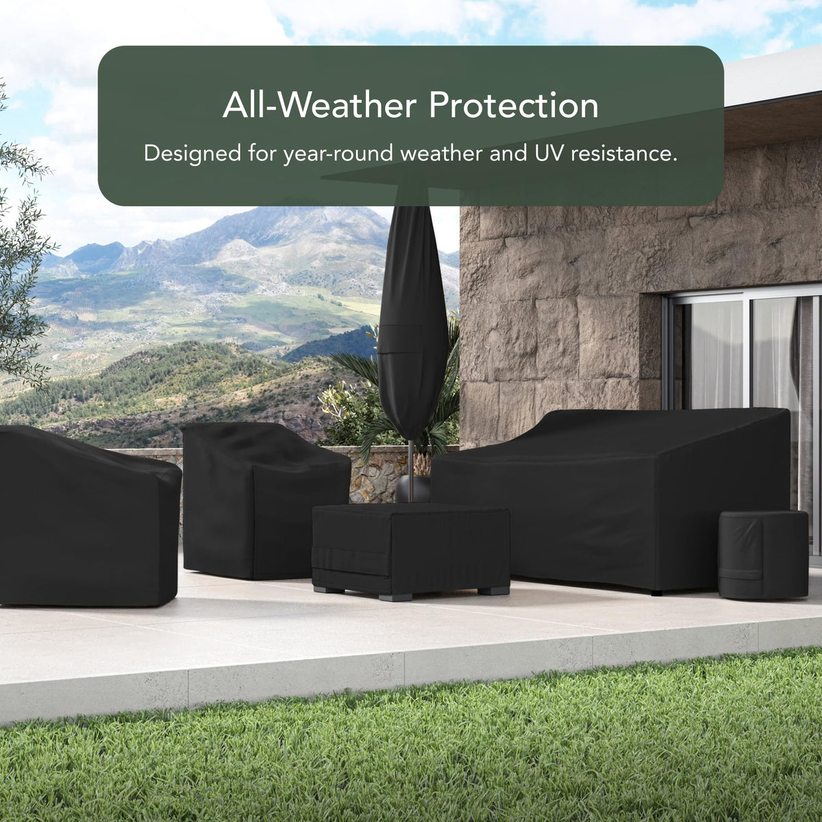 Ultima Outdoor Sofa Cover - 76"W x 36"D x 36"H - All Season