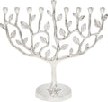 Hanukkah Tree of Life Hanukkah Antique Silver Finish Large 11 Inches Long