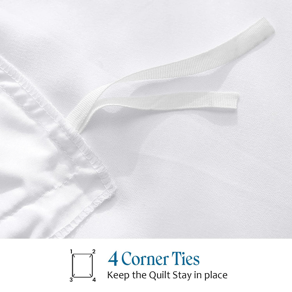 3 Sided Zipper Closure Duvet Cover Set, Buttery Soft, Easy-Care 600 Series Pima Cotton Unique Design Duvet Cover Set