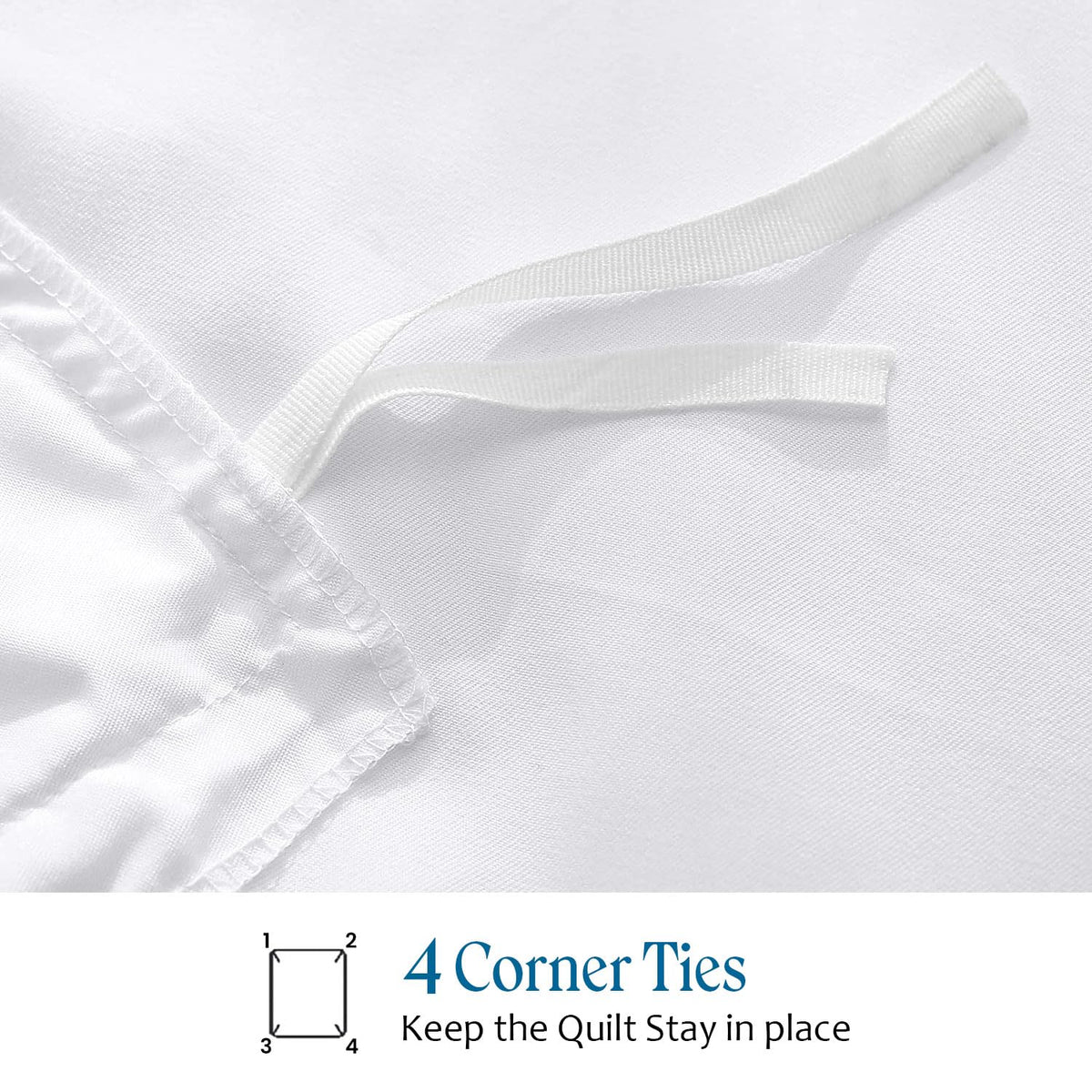 Unique Design 3 Sided Zipper Closure Duvet Cover Set, Luxury Soft 100% Cotton Duvet Cover Set (80" x 90") (Dark