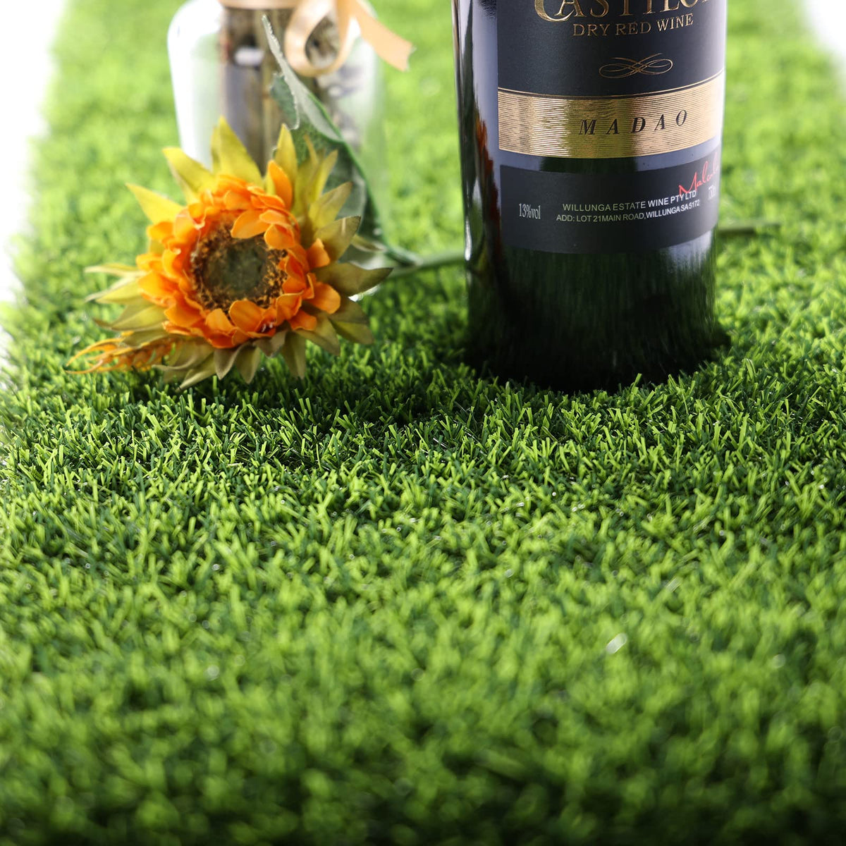 Grass Placemats 12"x12"Golf Artificial Fake Grass Squares Turf Patch