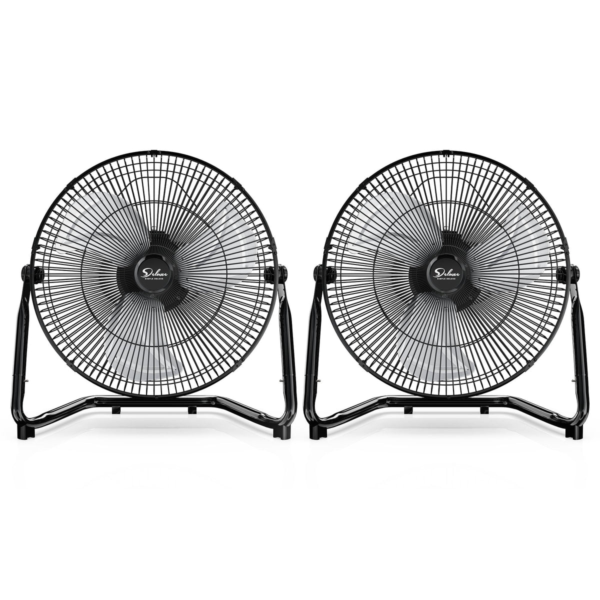 18 Inch 3-Speed High Velocity Heavy Duty Metal Industrial Floor Fan for Warehouse, Workshop, Factory and Basement