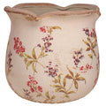 French Farmhouse Ceramic Flower Pot & Utensil Holder for Indoor/Outdoor