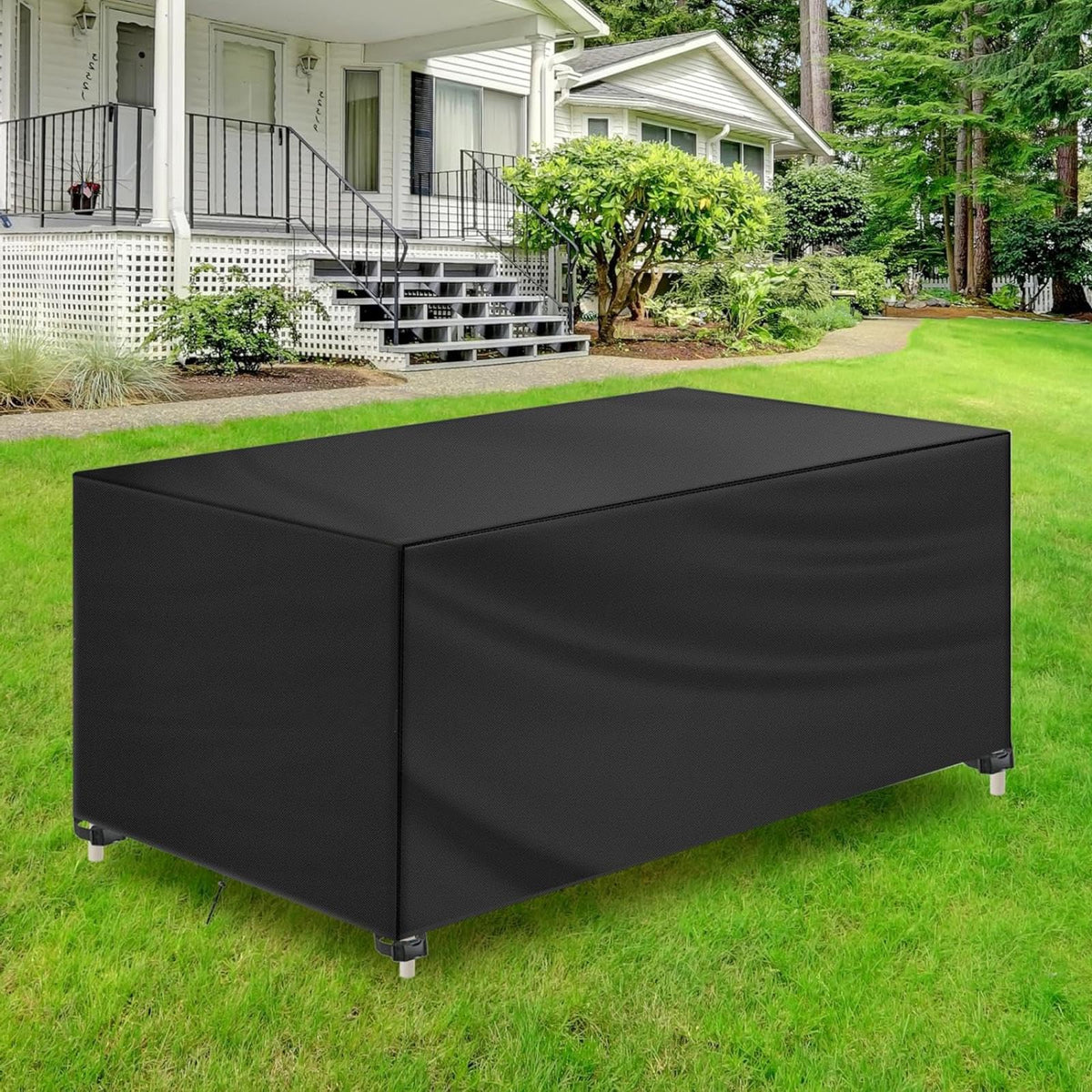 Patio Coffee Table Cover 79L x 51W x 39H inches Covers for Outdoor Furniture Heavy Duty Winter Waterproof Patio Table