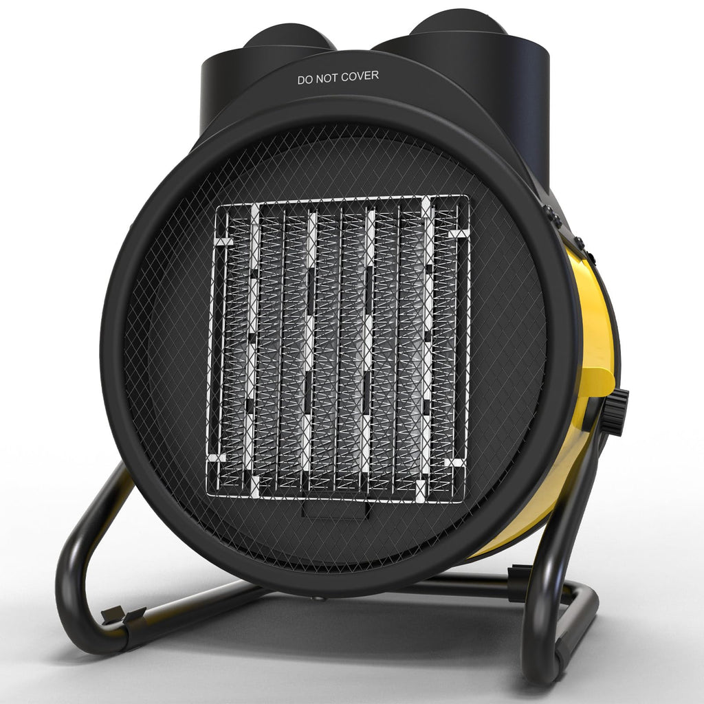 Patio Heater for Outdoor Use, 1500W Electric Portable Heater, Yellow