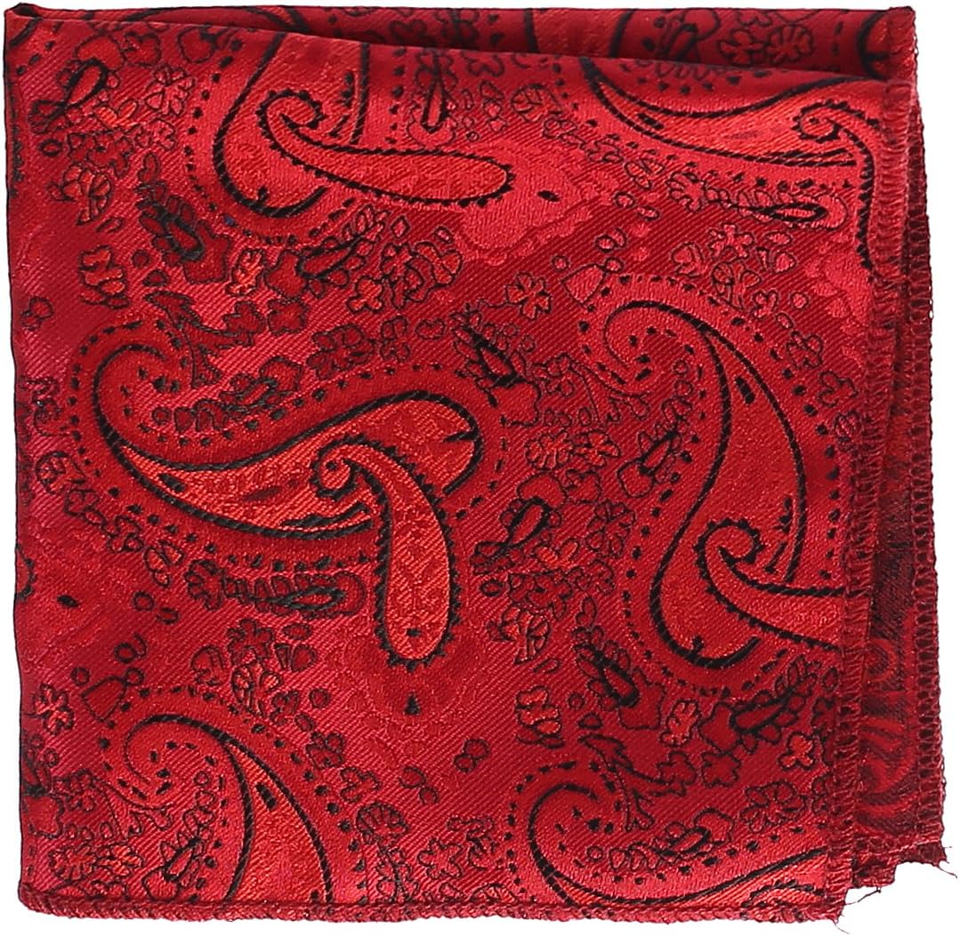Kids and Boys 4pc Paisley Vest Set - Vest, Bowtie, Tie, Pocket Square