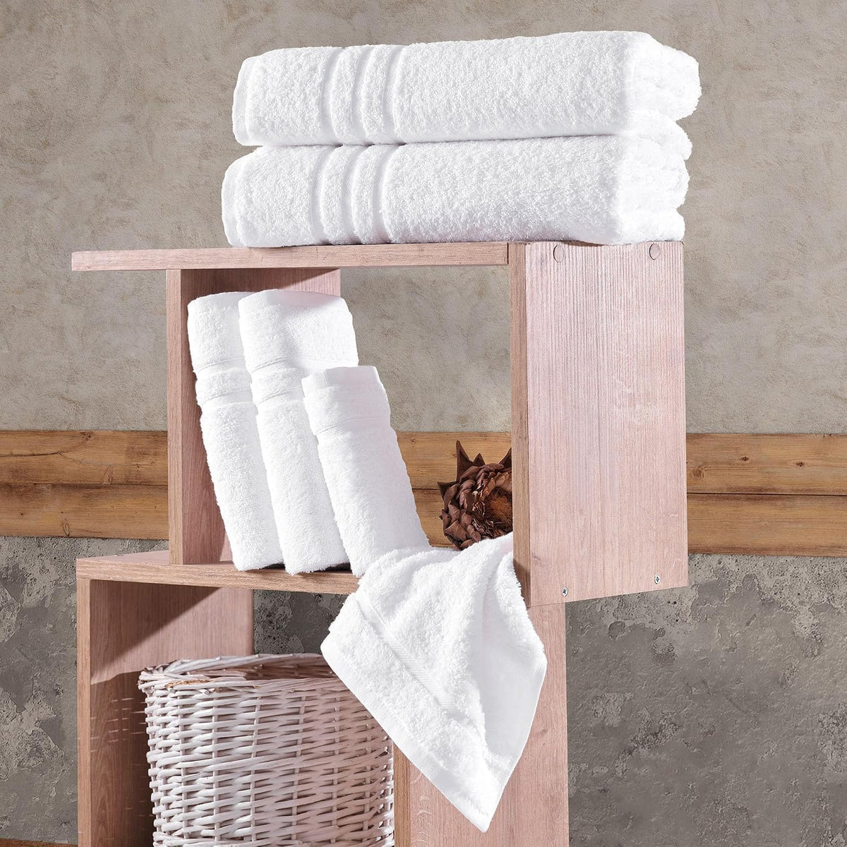 Personalized Towels - Customized Turkish Cotton Towel Set, Monogrammed Towels with Initials, Name & Embroidery, Idea