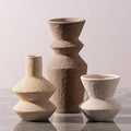 Ceramic Vase Set of 3 Home Decor Living Room Table Decorations