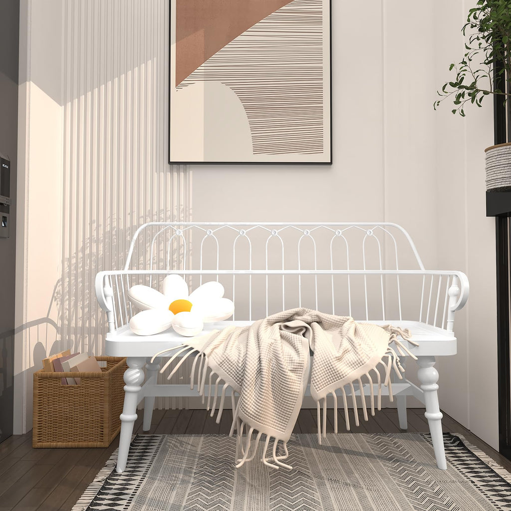 Entryway Bench, Spindle Back Wooden Dinning Bench, Farmhouse Foyer Bench, Dinning Room, Mudroom