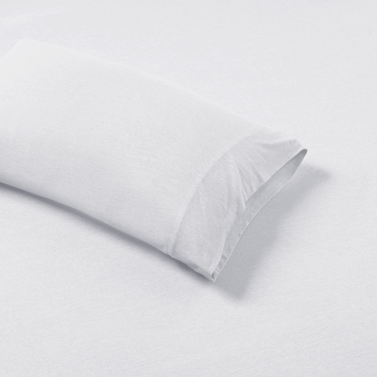 Cotton Blend Jersey Knit Sheet Set Full Size, White