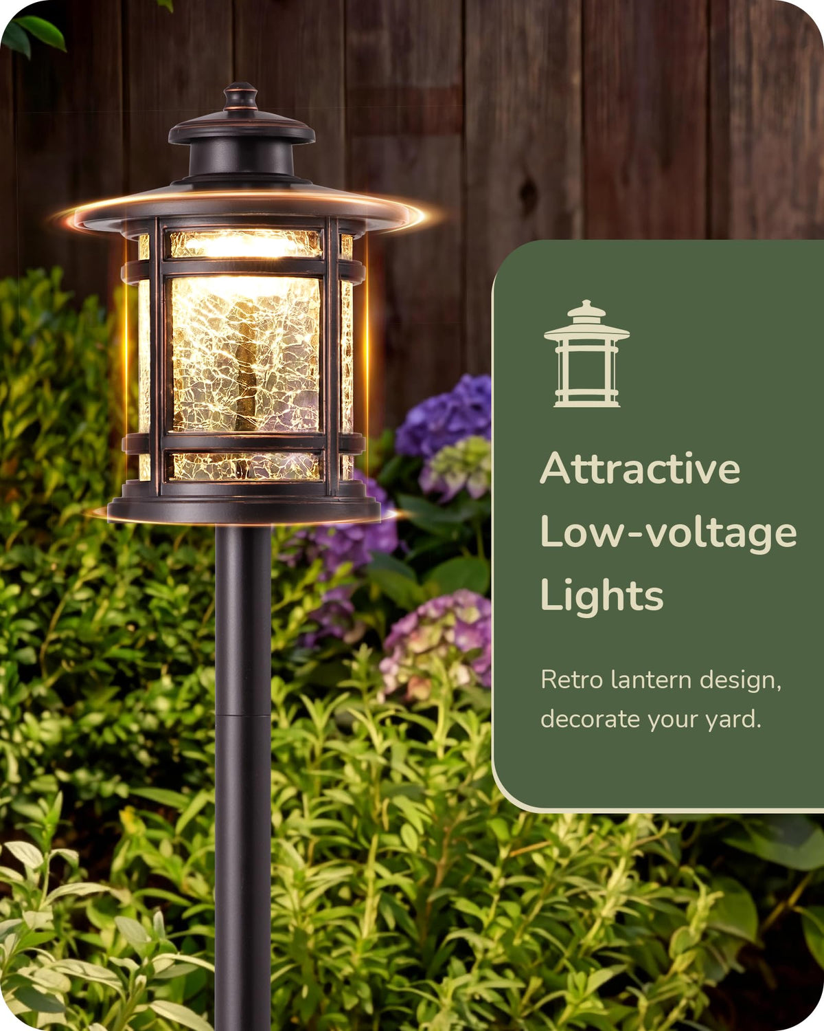 Low Voltage Pathway Lights Waterproof Landscape Path Lights 6 Pack