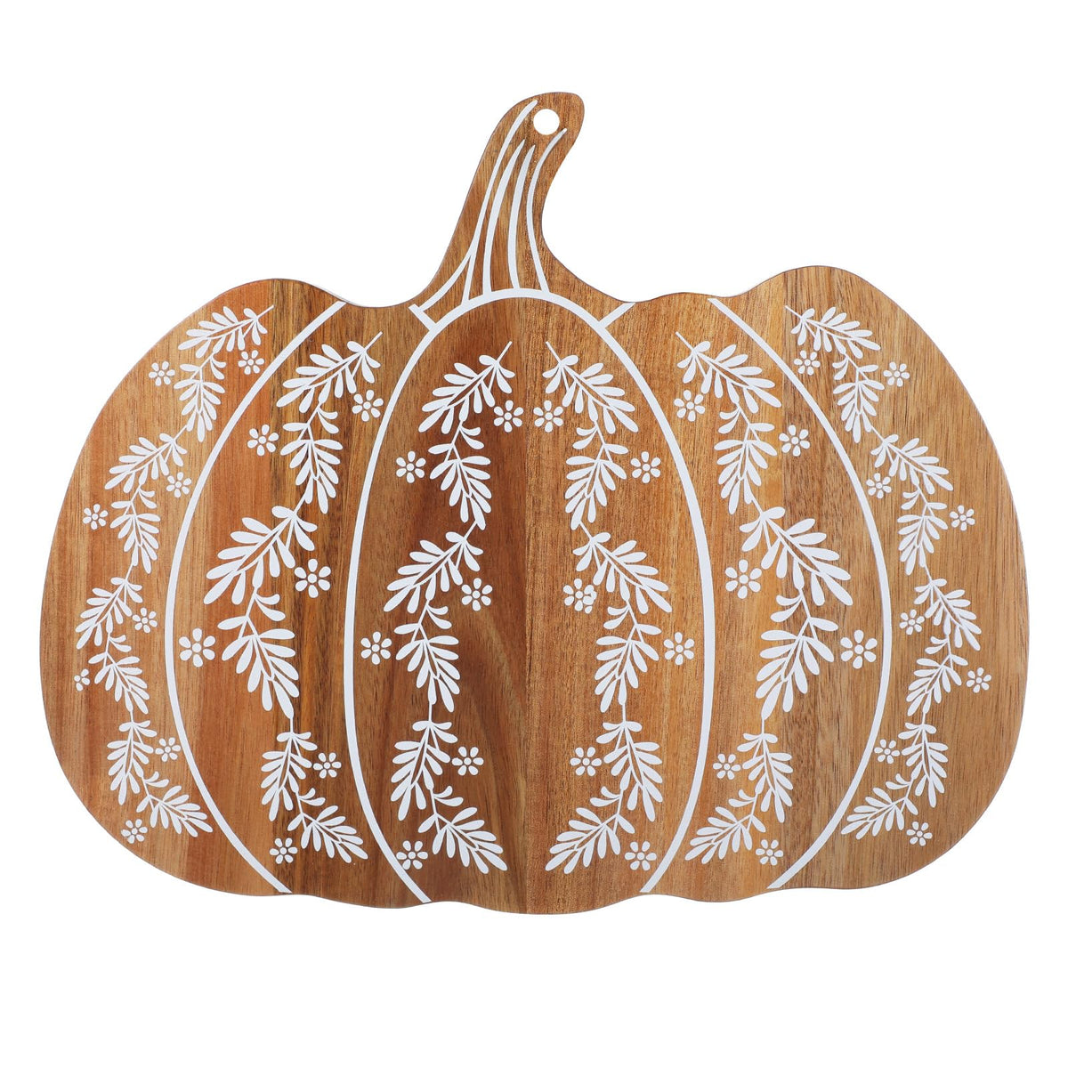 Pumpkin Shaped Cutting Board, Acacia Wood Serving Board