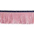 Curtain Fringes Bullion Fringe Trim with Blue Ribbon Sewing