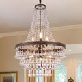 Antique French Empire Crystal Chandelier Lighting for Dining Rooms and Foyers