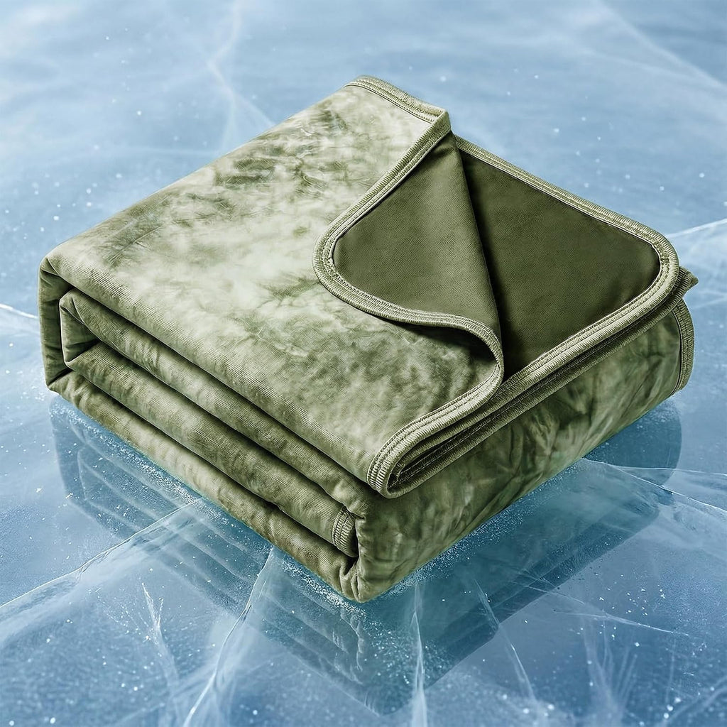 Cooling Blanket King Size 90"x104" for Hot Sleepers | Cold Summer Soft Blanket for Bed Couch and Travel Absorbs Heat
