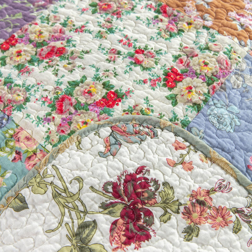 Quilt Patchwork Bedspread Set
