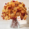 30Pcs Ranunculus Artificial Flowers Fall Faux Silk Mini Ranunculus