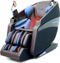 4D Massage Chairs Full Body Recliner with Heat Zero Gravity EX- SL Track Shiatsu Massage Chair with AI Voice, 7"