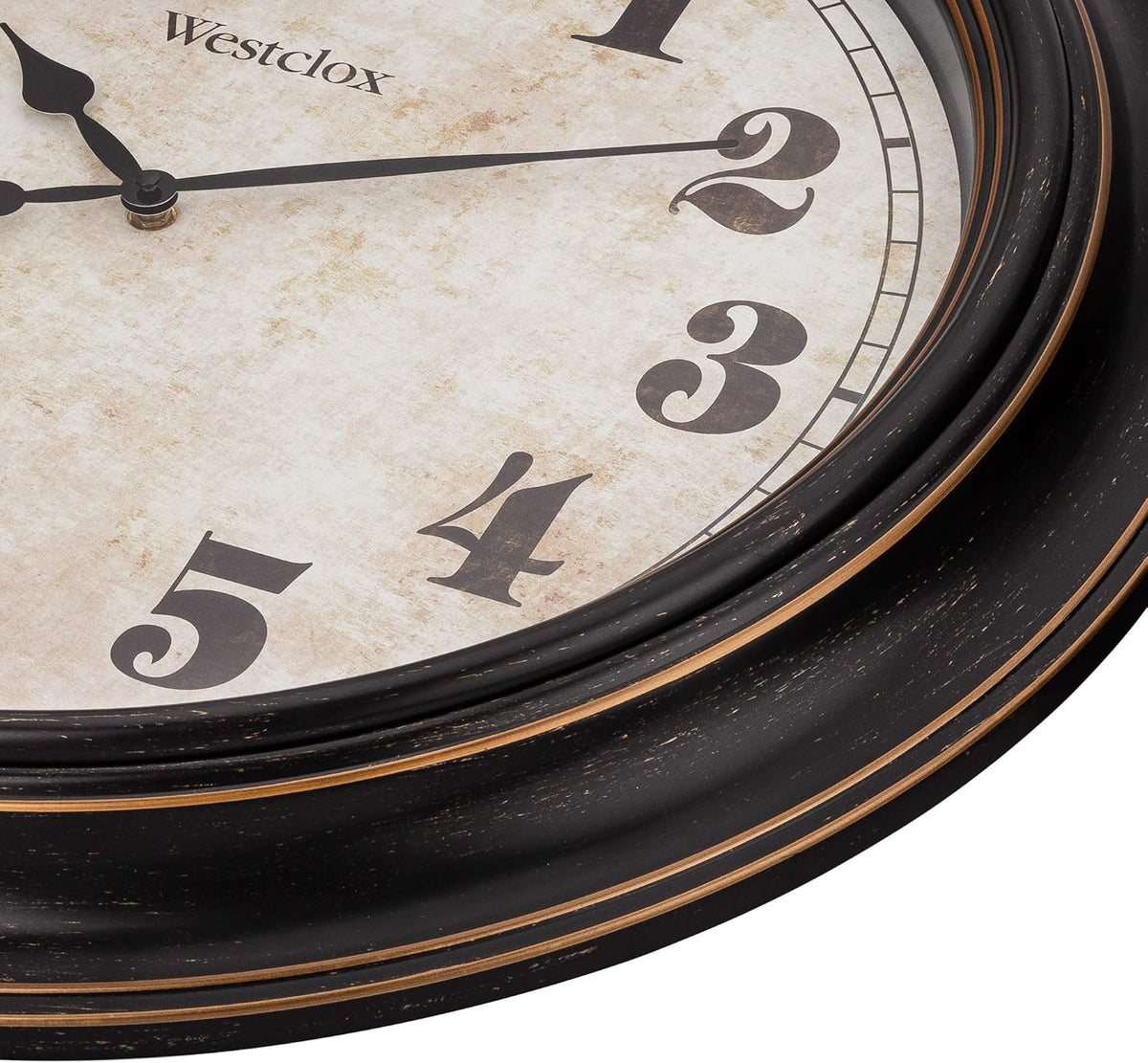 Traditional Large Wall Clock Battery-Operated Clock for Living Room, Bedroom