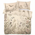 Antique Ivory Bat Duvet Cover Set 80x90, Wildflower Toile, 3-Piece