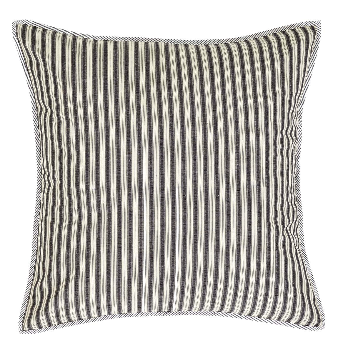 Ashmont Bedding Accessory, Ticking Stripe Euro Sham 26x26